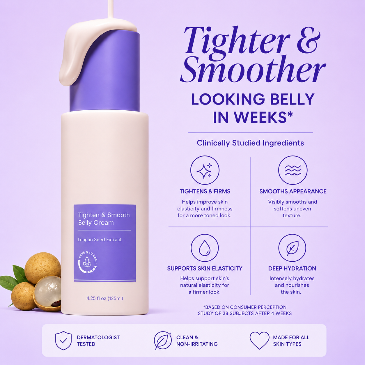 Clinical Glow - Tighten & Smooth Belly Cream